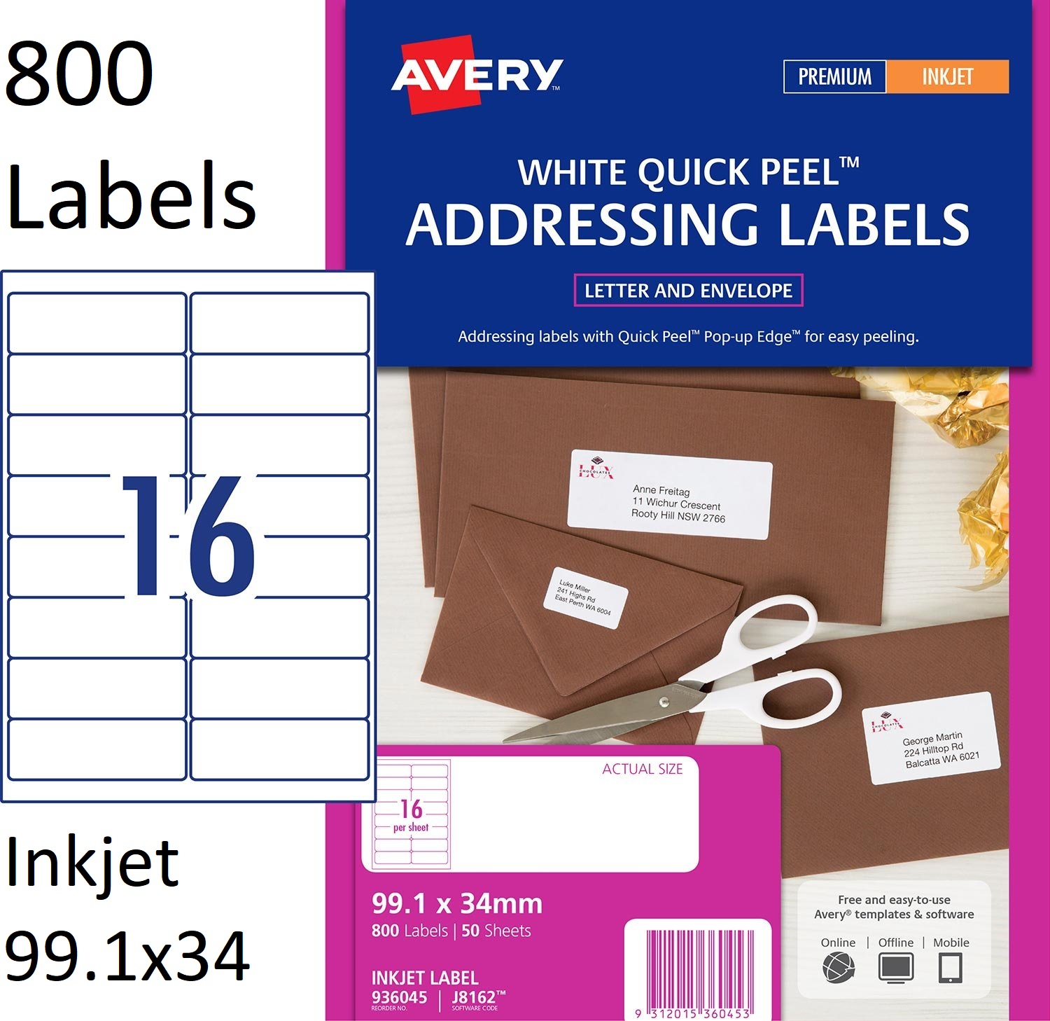 Ok Office School bulk Stationery Supplies Sydney Brisbane With Free Labels Template 16 Per Sheet