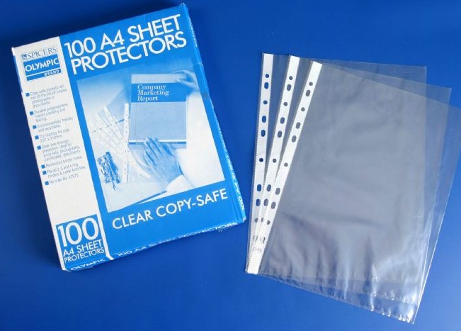 ok office school bulk stationery supplies sydney brisbane melbourne heavy duty plastic sheet protector